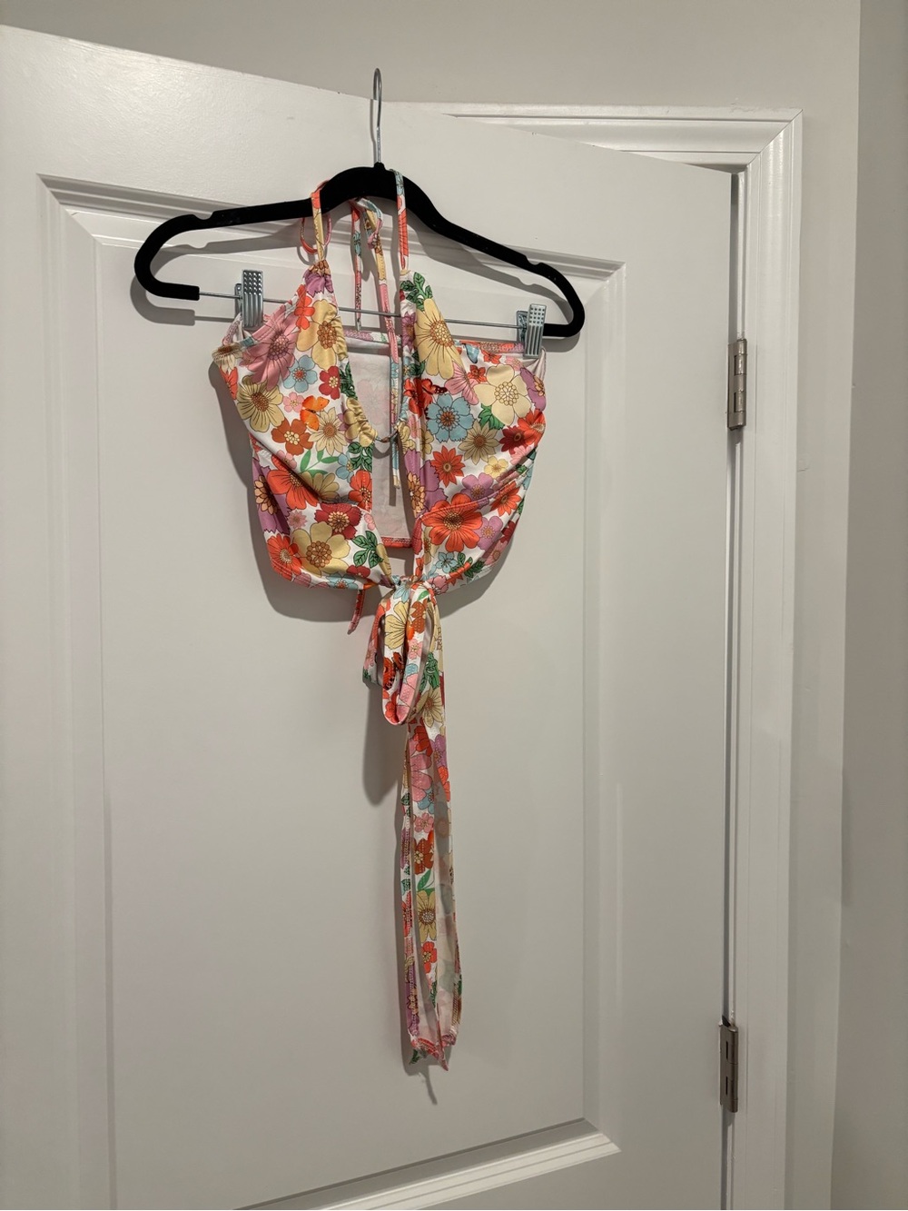 Tie front crop top